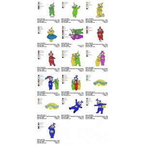 Collection 16 Teletubbies Embroidery Designs 02